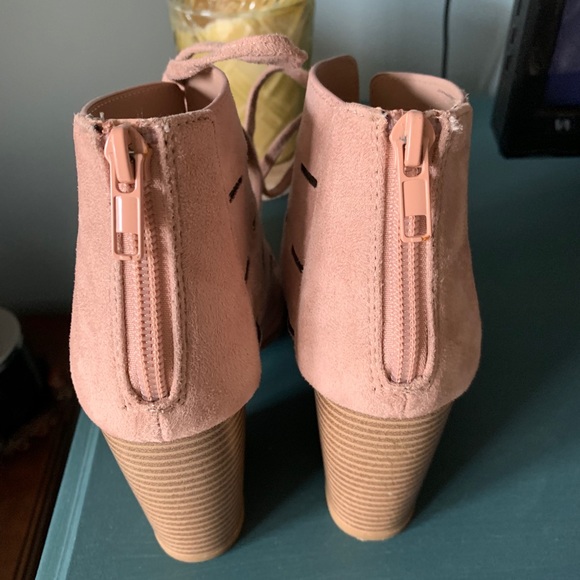 Versona Peep Toe Booties - Picture 2 of 4